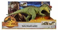 Jurassic World Yangchuanosaurus gran acción, dinosaurio de juguete articulado (Mattel HDX49)