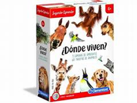 Juego de Mesa CLEMENTONI Jugando Aprendo Donde Viven los Animales