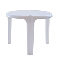 Mesa jardin auxiliar 50cm resina blanco garden life