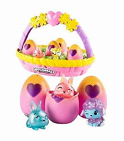 HATCHIMALS –Cesta con 4 Huevos CollEGGtibles Basket Panier