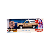 Stranger Things Chevy K5 Blazer Metal con Placa Policia