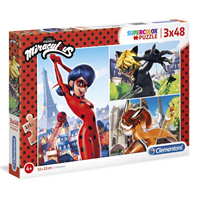 Puzzle 3x48p Miraculous Ladybug