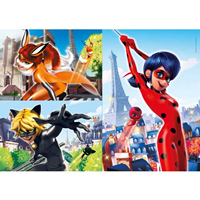 Puzzle 3x48p Miraculous Ladybug