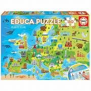 Puzzle Educa Mapa de Europa de 150 Piezas