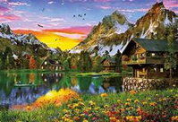 Puzzle Lago Alpino Educa