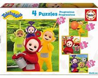 Puzzle Progresivos 6+9+12+16 Teletubies