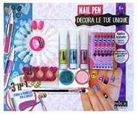 Bonito Kit Creativo De Caja De Bolígrafos Para Uñas Con Esmaltes