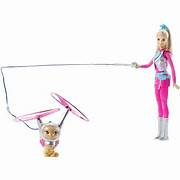 MUÑECA BARBIE Y MASCOTA VOLADORA AVENTURA ESPACIO