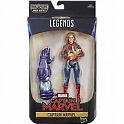 CAPTAIN MARVEL FIGURA 15 CM MARVEL MOVIE CON GATO MARVEL LEGENDS