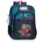 Mochila Escolar MARVEL Los Vengadores On The Warpath Azul (30x38x12 cm)