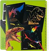 Dino World Magic Scratch Book Nuevo