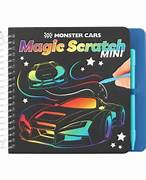 TOP Model Monster Cars Mini Magic Scratch Book