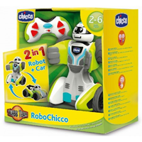 ROBOT R/C TRANSFORMABLE ROBOCHICCO C/LUCES Y SONIDOS 17X12X23 CM