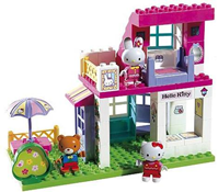 CONSTRUCCION HELLO KITTY CASA 59 PIEZAS