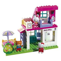 CONSTRUCCION HELLO KITTY CASA 59 PIEZAS