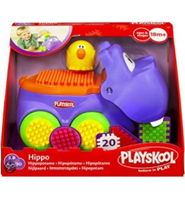 CLIPO HIPPO CON 20 PIEZAS CONSTRUCCION