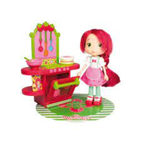 TARTA DE FRESA MUÑECA CON PLAYSET