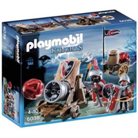 PLAYMOBIL CABALLEROS DEL HALCÓN CON CAÑÓN