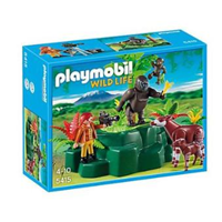 PLAYMOBIL GORILAS Y OKAPIS CON CAMARA