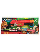 Pistola X-Shot Dino Attack Claw Hunter, incluye 16 dardos y doble lanzador 56x27x7cm