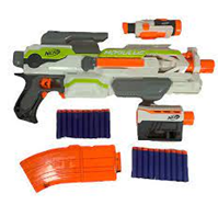 PISTOLA NERF ELITE MODULUS 10 DARDOS