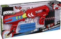 PISTOLA BOOMCO MAD SLAMMER CARGADOR 20 DARDOS