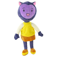 PELUCHE MISHA LA GATA VIOLETA 45 CM