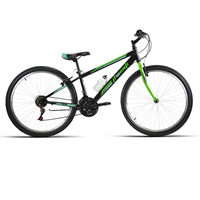 BICI 26" MTB HOMBRE ACERO ECO "B300" NEGRO/VERDE. 2022 T-18