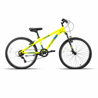 BICI 24" MTB NIÑO ACERO "RC200" 1x7VEL AMARILLO 2024