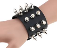 Pulsera Vintage, Pulsera Punk única De Estilo Retro, Pulsera con Pinchos De Piel Sintética, para Banda De Rock Punk