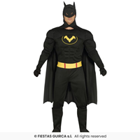 DISFRAZ ADULTO BATMAN BLAX HERO ADULTO 56+-58 (XXL)