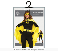 Disfraz de black heroine mujer batgirl tallas 42-44 (L)