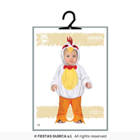 DISFRAZ CHIKEN INFANTIL T- 18/24 MESES