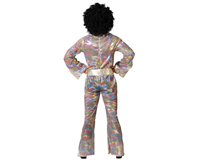 DISFRAZ DISCO MULTICOLOR M-L