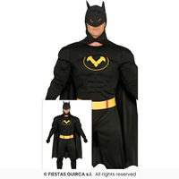 DISFRAZ ADULTO BATMAN BLAX HERO ADULTO 56+-58 (XXL)