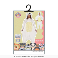 DISFRAZ ADULTO Kigurumimi oso polar T-M