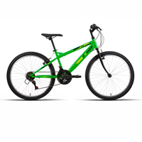 BICICLETA 24" NIÑO 18VEL VERDE 2025