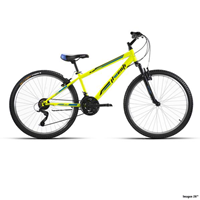 BICICLETA 24" MTB ACERO MICROSIFT CON SUSPENCION 21VEL