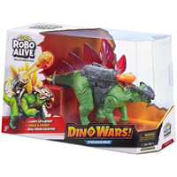 Dinosaurio Stegosaurus con lanzador arma, camina, con luces y sonidos 37x23x11cm