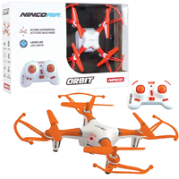 Dron rado control Orbit con luces led y sensor barométrico que mantiene la altura fija de forma automática. 17,80x16,30x6,70 cm